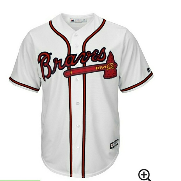 ATLANTA BRAVES MAJESTIC RONALD ACUNA JR JERSEY - Picture 3 of 7